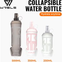 WRELS Outdoor Running Cycling Sports Water Bottle Portable Hydration Pack Waist Bicycle BPA Free Collapsible Water Bottle