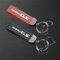For BMW R1300GS R 1300 GS Adventure ADV GS1300 2023 2024 2025 2026 Carbon Fiber Textured Leather Keychain Motorcycle Keyring