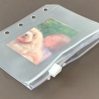 10pcs M5 Spiral Binder Divider Page Separator Matte 5 Holes Refill Spiral Page Binder Indexing Cards PVC Photocard Holder