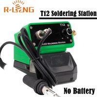 OLED Quick T12 Soldering Iron Station Adjustable Welding Station For (HiKOKI) Hitach18V Li-ion Battery for DIY Repair(NO Battery