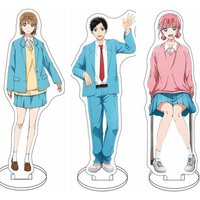 15PSC Anime Charm Blue Box Acrylic Stand Model Cherry Blossom Hasegawa Langa Bag Pendant Skateboard Fans For Gift