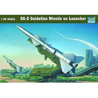 Trumpeter Assembled Model Kit 00206 SA-2 Guidelines Missile on Launche 1/35