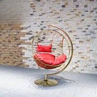 Hot Sale High Quality Modern Aluminum Stand Swings Outdoor Furniture Garden Patio Hanging Swing Chair for Park with Cheap Price