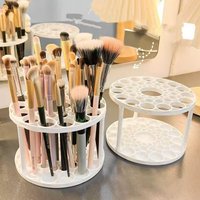 Multifunctional Desktop Cosmetic Storage Rack Makeup Organizer Holder for Lipsticks Makeup Brushes Vanity Desk Pen Storage Box