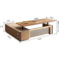 High-End Executive Electric Standing Desk Smart Height Adjustable Office Desk with Modern Minimalist Design for CEO Offices
