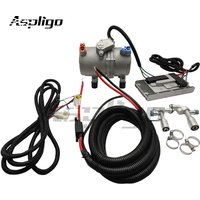 Aspligo 12V Electric Air Conditioning 24V Compressor Set Air Conditioner Compressor A/C For Car Truck Bus Automotive Boat Tracto