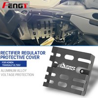 For HONDA XL750 Transalp Motorcycle Voltage Rectifier Regulator Guards Cover Protector Grille Guard XL 750 Rear Brake Guard