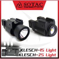 Tactical KLESCH-1S KLESCH-2S Scout Light White LED Weaponlight Hunting Flashlight Strobe Function SOTAC GEAR