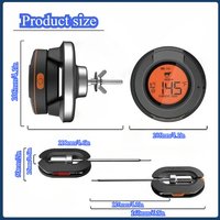 500 Degrees Oven Grill Barbecue Meat Meat BBQ Cooking Kitchen Accessories Tools Bluetooth Thermometer Digital Sensor For High
