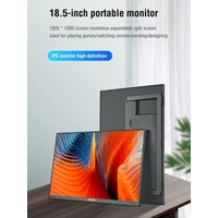 Anmite 18.5-Inch Portable Monitor 1080P 120Hz HDR Low Blue Light For XBox PS4 / 5 Switch Cell Phone PC Loptop Extension