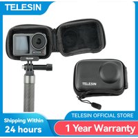 TELESIN Mini Schutztasche Für Dji Osmo Action 3 4 5 Pro Tragetasche Wasserdichte Aufbewahrungsbox Für DJI Action 3 4 5Pro Zubehör