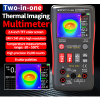 ZOYI ZT- R02 Thermal Imaging Multimeter 2-In-1 Color Screen Professional Digital Multimeter With Infrared Camera, Resolution 240