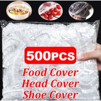 10-500pcs Disposable Food Cover Food Grade Plastic Elastic Food Lids Wrap Bags Refrigerator Fresh-keep Bag For Fruit Vegetable
