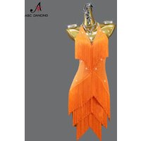 Latin Dance Prom Samba Costume Performance Clothes Stage Womens Outfit Practice New Dress Ball Female Suit Skirt Wear Customized