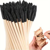 20pc Dual-Purpose Sanding Sticks - Precision Frosted Tips & Flat Head - Ideal for Crafts & Model Making