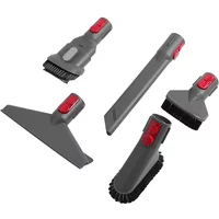 Vacuum Cleaner Flat Suction Nozzle Head For Dyson G5 V12 V15 V7 V8 V10 V11Mattress Brush Head Round Brush Soft Brush Accessory