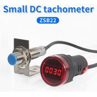 Mini Digital Display DC 8-24V Tachometer Motor Speed Measuring Meter Proximity Switch Sensor NPN