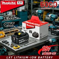 BL1860 Original Makita 18V 6.0Ah Li-ion Battery, Replacement for BL1815 BL1830B BL1840 BL1850 Cordless LXT Tools