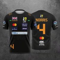 Camiseta McLaren Racing Lando Norris | Ropa deportiva transpirable edición 2026 NO.4 | Top de manga corta inspirado en deportes