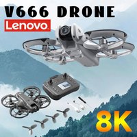 Lenovo V666 Drone 8k Professional Dual Camera 5G WiFi Brushless motor Intelligent obstacle avoidance Brushless Quadcopter