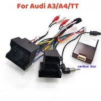 Auto 16 pin Android Wiring Harness Power Cable Adapter with Canbus Box For Audi A3/A4/TT Cable For Car radio Multimedia Player