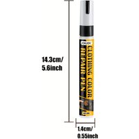 JOKJOK Upgraded Permanent Fabric Marker - Black Office Fabric Marker, Quick-Drying And Color-Resistant, for Fabric Decoration, S