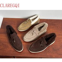 Leather Beaver Maure Four Bequeme Schuhe für Damen Erhöhen die Höhe der Doudou-Kleiderschuhe Warme Winter-Schneeschuhe für Damen