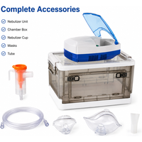 Portable Pet Nebulizer & Foldable Steam Box Kit for Cats and Dogs - At-Home Breathing Treatment Solution