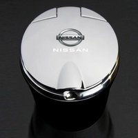 Car Ashtray with LED Light Car Smokeless Cup Holder For Nissan J10 X-Trail Qashqai Juke Leaf Micra NOTE Patrol Pulsar NISMO