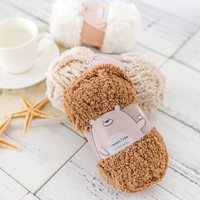 50g/Ball Thick Plush Velvet Coral Wool Yarn for Knitting Sweater Scarf Blanket Fluffy Puffy Crochet Threads Chunky