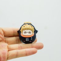 Goodsfun Haikyuu!! Gomi Suteba No Kessen Adorable Pet Roly-poly Mystery Blind Box | Collectible Anime Figure Toy Gift