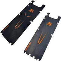 Original Deck Rubber Pad, Bottom Plate Leather Cover A B Version Foot Pad for Kukirin G2 Master Electric Scooter Accessories