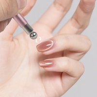 Nail Art Magnetic Stick Cat Eye Magnetic Ball Aluminum Handle Cylindrical UV Gel Magnet Tools Double End Manicure Design Tools