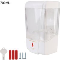 For Kitchen Bathroom 700ml Automatic IR Sensor Soap Dispenser Wall-Mount Touch-free Lotion Pump Touchless Liquid