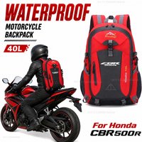 For Honda CBR500R CBR 500R CBR 500 R 2016-2020 2021 2022 Motorcycle Backpack 40L Waterproof Travel Backpack Outdoor Hiking