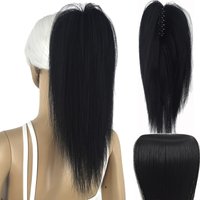 TOPREETY Synthetic Hair Heat Resistant 90gr Claw Clip Messy Bun Chignon Hair Extensions MB12