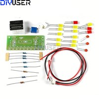 LM3915 Audio Level Indicator Kit, 10 LED VU Meter for Amplifier Stereo System Power Display DIY Soldering Project