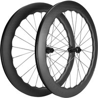 AliExpress NONE New 700C 6560mm wave Road Bike UD Full Carbon Fibre Bicycle Thru Axle Center lock Disc brake Wheelset clincher tubeless rims