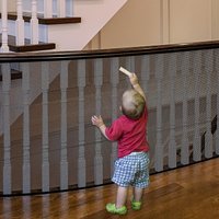 Baby Gate for Stairs Banister Guard for Kids Pets Mesh Safety Net for Balcony Rail Stair Stairway Net for Indoor Outdoor