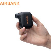 AIRBANK Pocket SE Mini tragbare elektrische Pumpe für Fahrrad Akku-Reifen Presta Schrader Ventil Fahrradzubehör Schnellladung