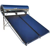 Flat plate collector 150L200L300L integrated solar water heater household factory foreign trade wholesale