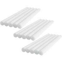 15 Pcs Diffuser Sticks Aromatherapy Fiber Cotton Strips Home Scented Decor Essential Oil Wicks Long Tools White Color Travel