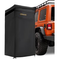 Easy Setup Adjustable Height Vehicle Mount Camping Shower Tent Awning Car Side Shower Tent Toilet Bathing Tent