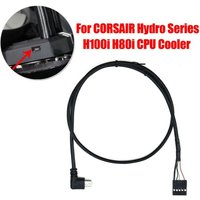 PC Computer motherboard 9P to Micro USB to DuPont data Cord Aluminum foil + woven mesh cable For CORSAIR h80i V2 h90 h100i h115i
