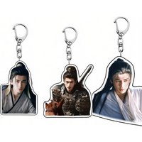 Zhu Yu Drama Peripheral Zhang Linghe Acrylic Keychain Xie Zheng Character Key Ring Handsome Actor Bag Pendant Charm Fans Gift