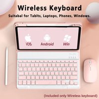 Wireless Bluetooth-compatible Keyboard For Android iOS Tablet Ultra-Thin 78 Keys Rechargeable Portable Compact Design for iPad