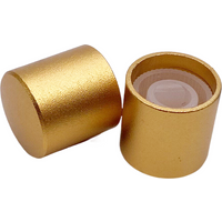 15*15.5mm Aluminium Alloy Potentiometer Knob Cap Encoder Volume Control Audio Knob for 6mm D-axis Shaft
