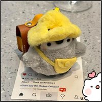 Cute Little Yellow Hat Penguin Backpack Bluetooth Earphone Case Protective Cover For Apple AirPods Pro 2nd 3rd Gen 4th Gen