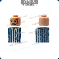 MOC New Military Doll Third-party German Prisoner Prison Scene Building Blocks Gift Ornaments Collection