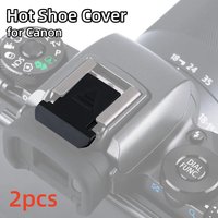 2Pcs Camera Hot Shoe Cover Cap Protector for Canon EOS R100 R5 R6 RP R 7D Mark II 6D Mark II 5D Mark IV Rebel T8i T7i T7 T6i